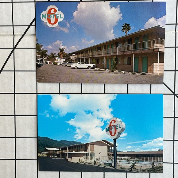 Lot (6) vintage postcards, motels PNW, Motel 6, All-View, Flagstone Motel - Picture 5 of 9
